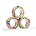 Magnetic Fidget Ring Spinner Set | Satisfying Stress Relief Toy for Adults & Teens