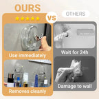 Multipurpose Suction Cup Storage Rack | Compact, Stylish & Incredibly Useful — An Everyday Home Must-Have