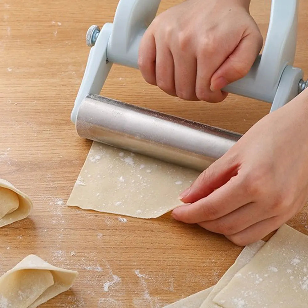 Stainless Steel Adjustable Rolling Pin | Precision Baking Tool for Pastry, Pizza & Dough
