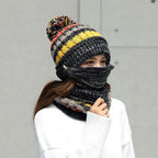 Cozy Knitted Hat Scarf Set with Velvet Lining | Thoughtfully Crafted Accessory — Timeless Style & Premium Quality Feel