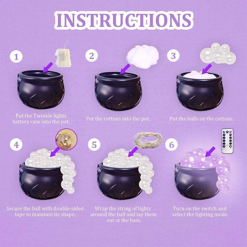 DIY Bubbling Indoor Halloween Witch Cauldron | Some Decorations Are Just Décor — This One Becomes Part of Your Tradition