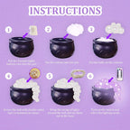 DIY Bubbling Indoor Halloween Witch Cauldron | Some Decorations Are Just Décor — This One Becomes Part of Your Tradition