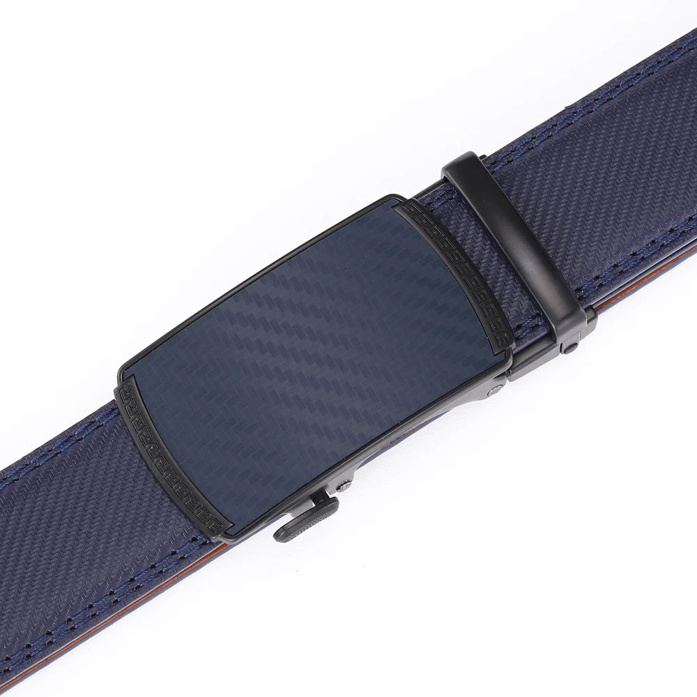 Men's Leather Belt with Automatic Buckle | Luxury-Feel Fashion Accessory — Where Style Meets Everyday Function
