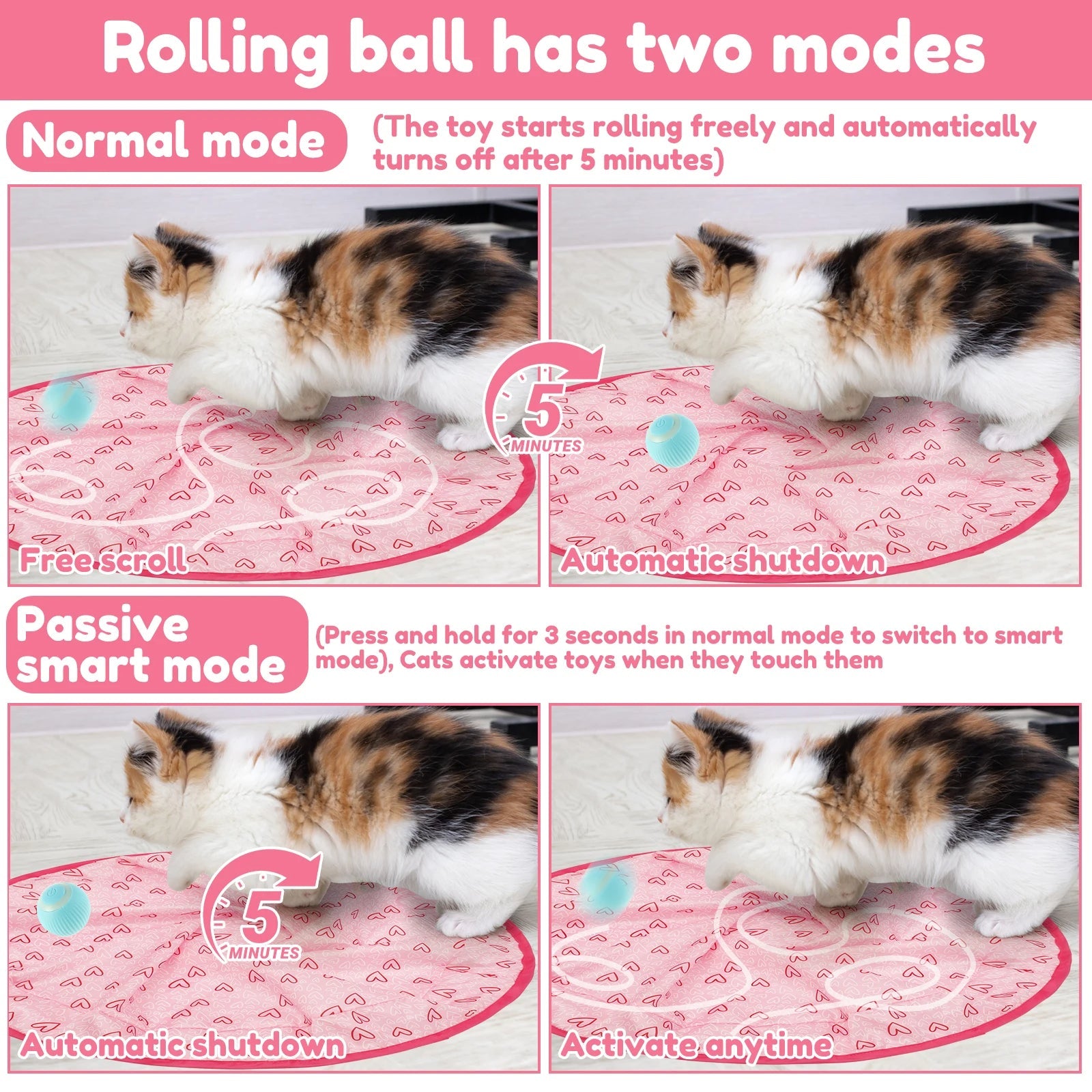Interactive Cat Hunting Toy with Smart Ball | Imaginative Play for Boys & Girls — Hours of Fun & Skill-Building