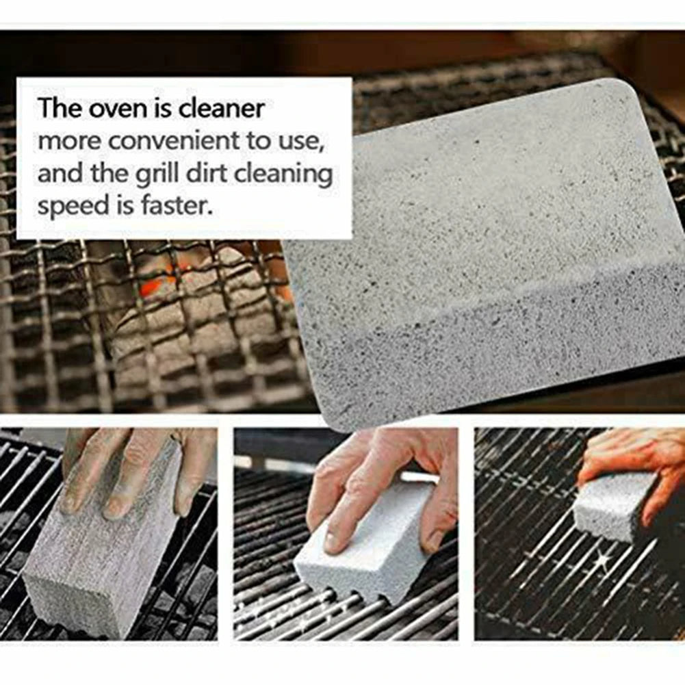Pumice Stone Grill Cleaning Brick for BBQ | Easy-Care Garden Essential That Transforms Any Outdoor Space