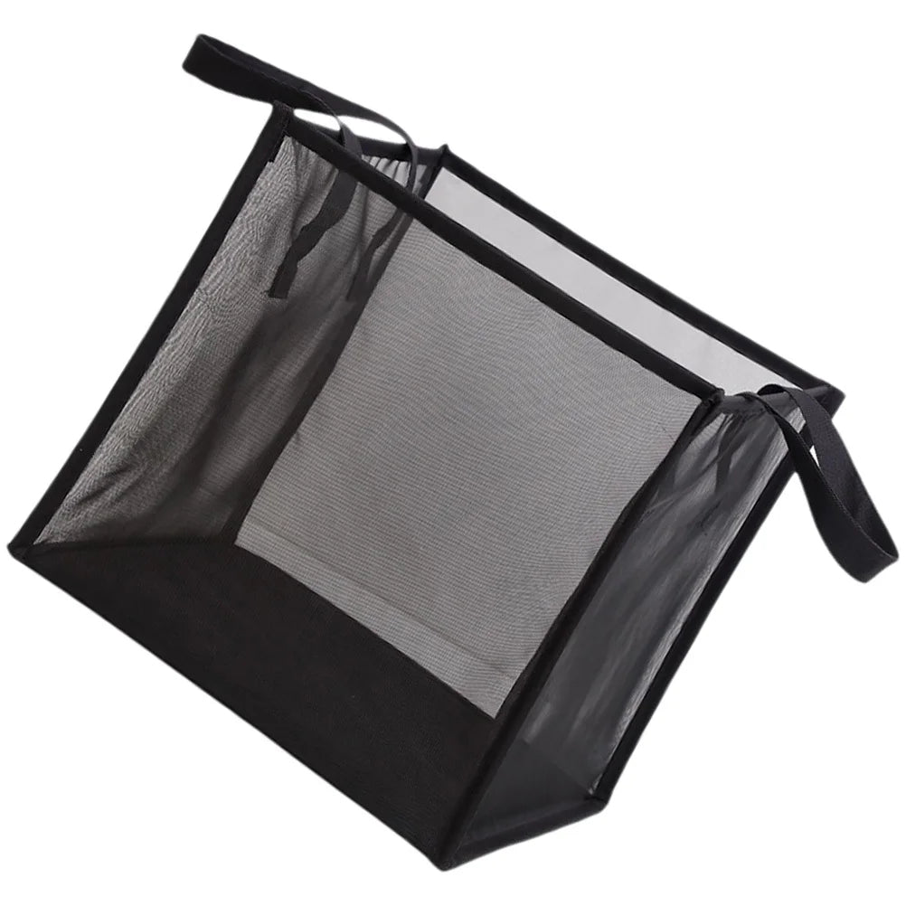 Foldable Mesh Laundry Hamper with Carry Handles | Large Capacity Collapsible Laundry Basket