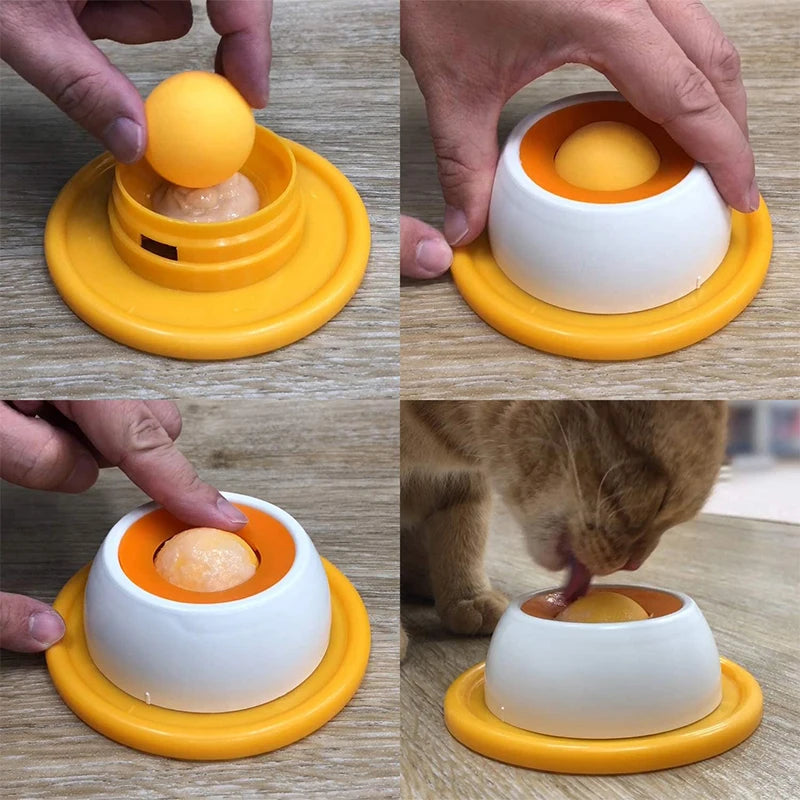 Slow Feeder Cat & Dog Lick Mat | Textured Enrichment Mat for Anxiety Relief & Healthy Eating