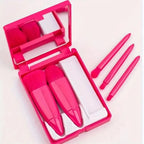 Mini Makeup Brush Set with Mirror | Stylish Home Essential That Transforms & Elevates Your Living Space