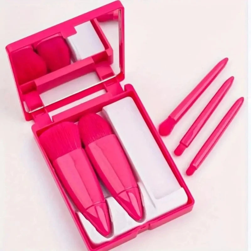 Mini Makeup Brush Set with Mirror | Stylish Home Essential That Transforms & Elevates Your Living Space