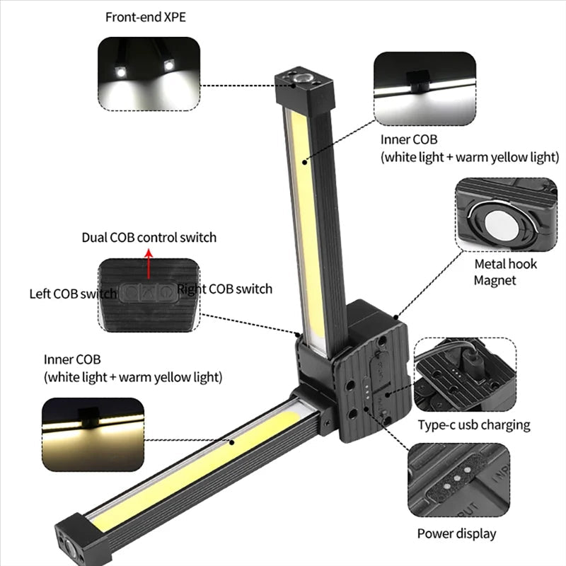 Rechargeable COB LED Work Light | Smart, Reliable Technology for Easier, More Connected Everyday Living