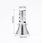 Stainless Steel Manual Lemon Juicer | Heavy-Duty Lever Press Citrus Squeezer — No Seeds, No Mess
