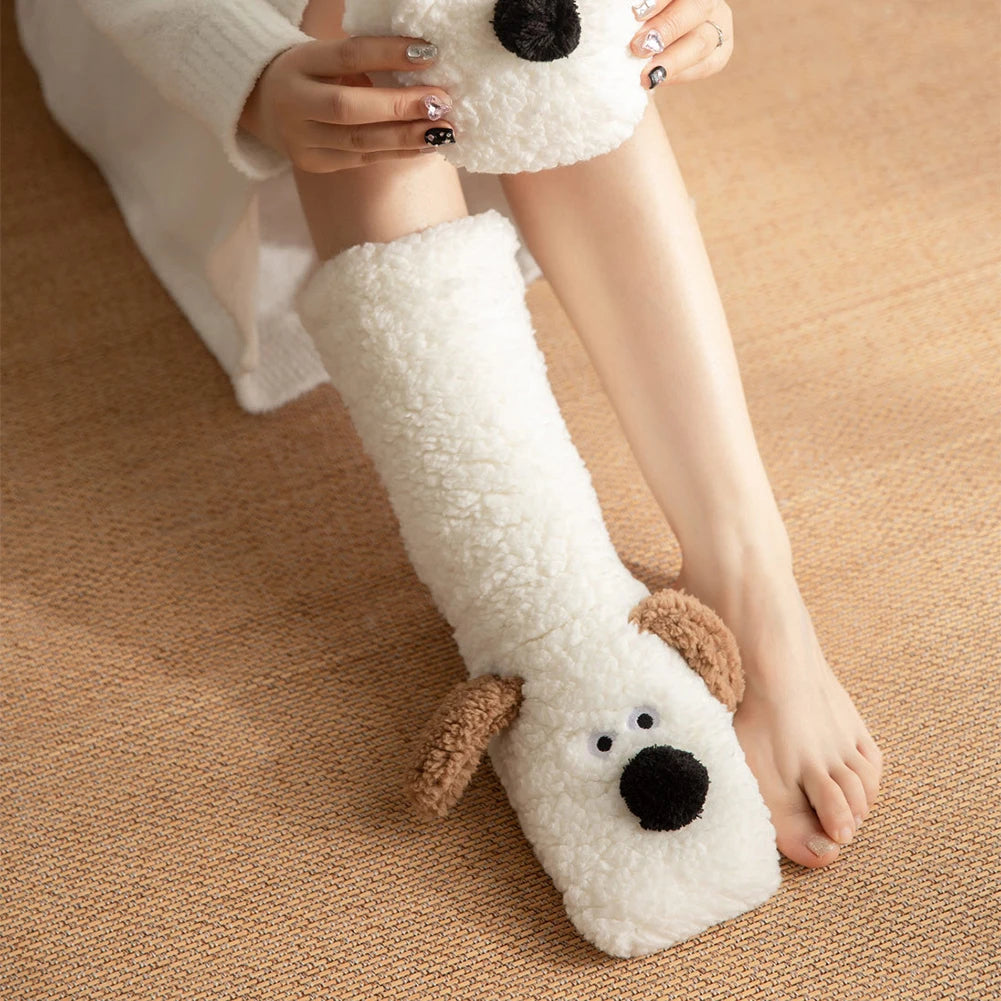Cute Dog Fuzzy Socks Winter Leg Warmer | Trusted by Pet Owners — Safe, Easy to Use & Built to Last