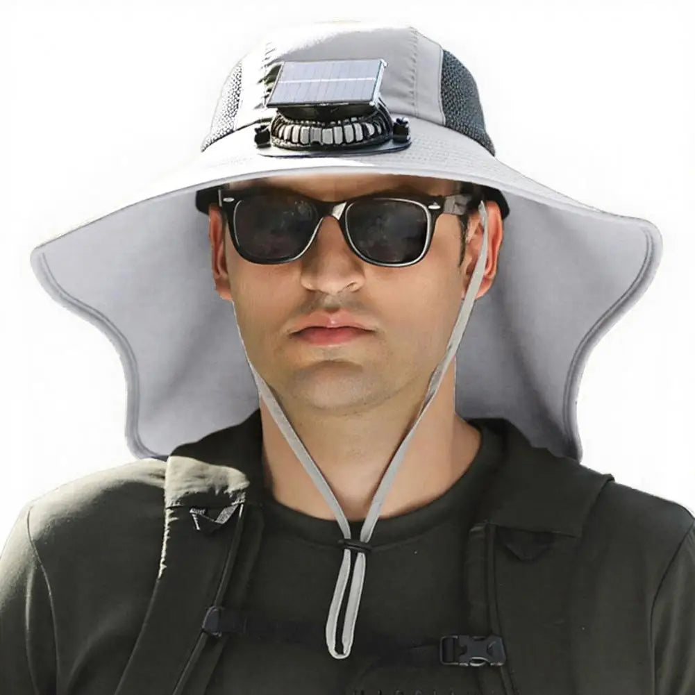 Solar Fan Hat with Wide Brim UV Protection | Premium Outdoor Essential for Garden Lovers — Built to Last Outdoors