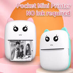 Mini Wireless Bluetooth Thermal Label Printer | Portable No-Ink Label Maker for iOS & Android