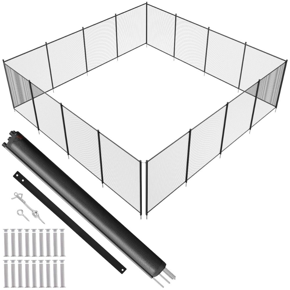 Removable Inground Swimming Pool Safety Fence | Hardy, Weather-Resistant & Beautifully Designed for Your Outdoor Space