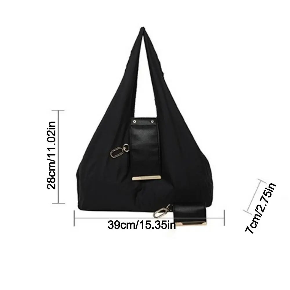 Mini Keychain Foldable Tote Bag | Compact Reusable Shopping Bag That Fits on Your Keyring