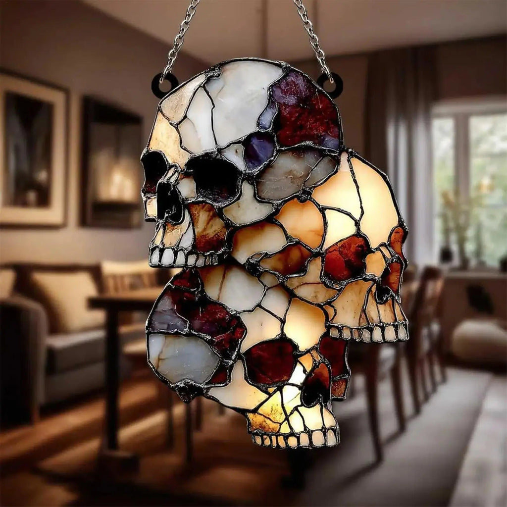 Hanging Skeleton Head Halloween Skull Decoration | The Perfect Seasonal Touch for Your Home — or as a Thoughtful Gift