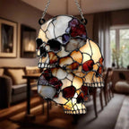 Hanging Skeleton Head Halloween Skull Decoration | The Perfect Seasonal Touch for Your Home — or as a Thoughtful Gift