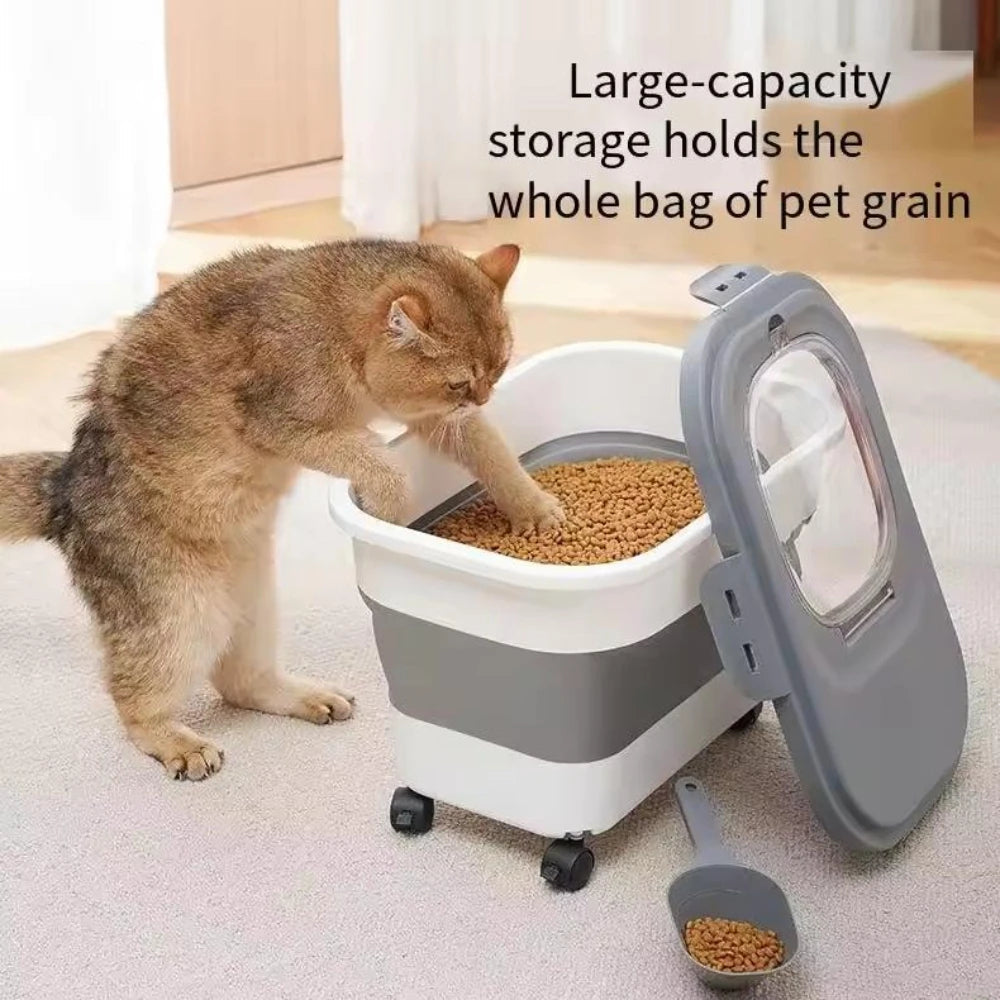 Foldable Large Capacity Food Storage Container | Collapsible Space-Saving Fridge & Freezer Box