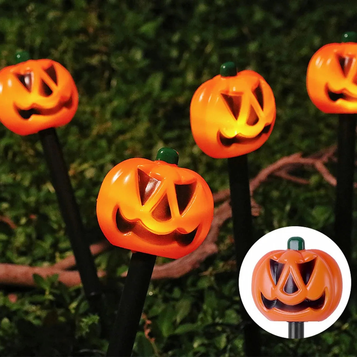 Lighted Halloween Pumpkin and Ghost Solar Decor Set | Bring the Magic of the Season into Your Home with This Beautiful Piece