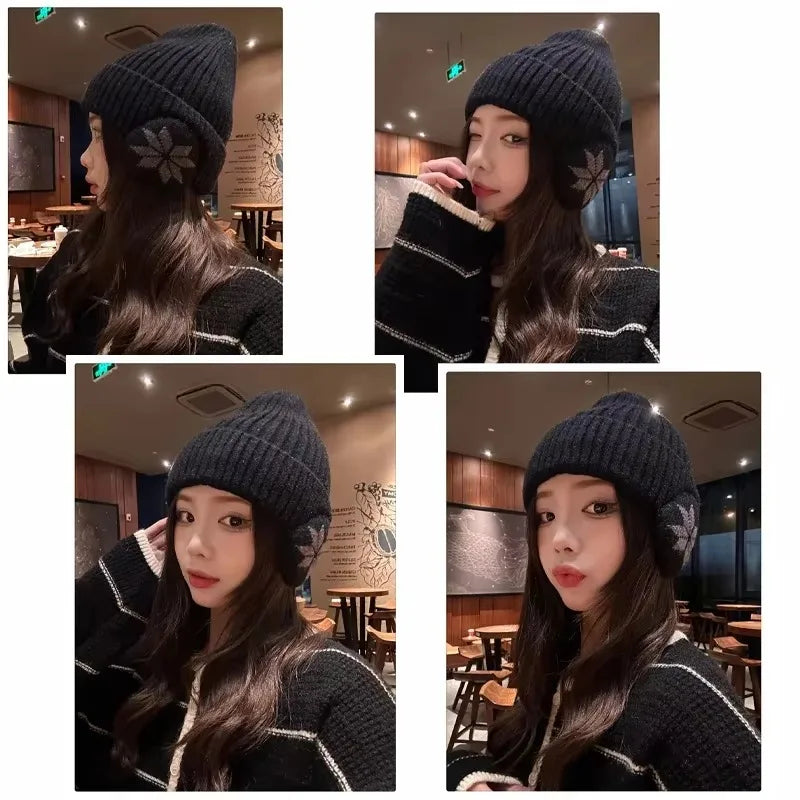 Unisex Winter Knit Beanie with Ear Protection | Elevate Every Outfit with This Must-Have Fashion & Lifestyle Accessory
