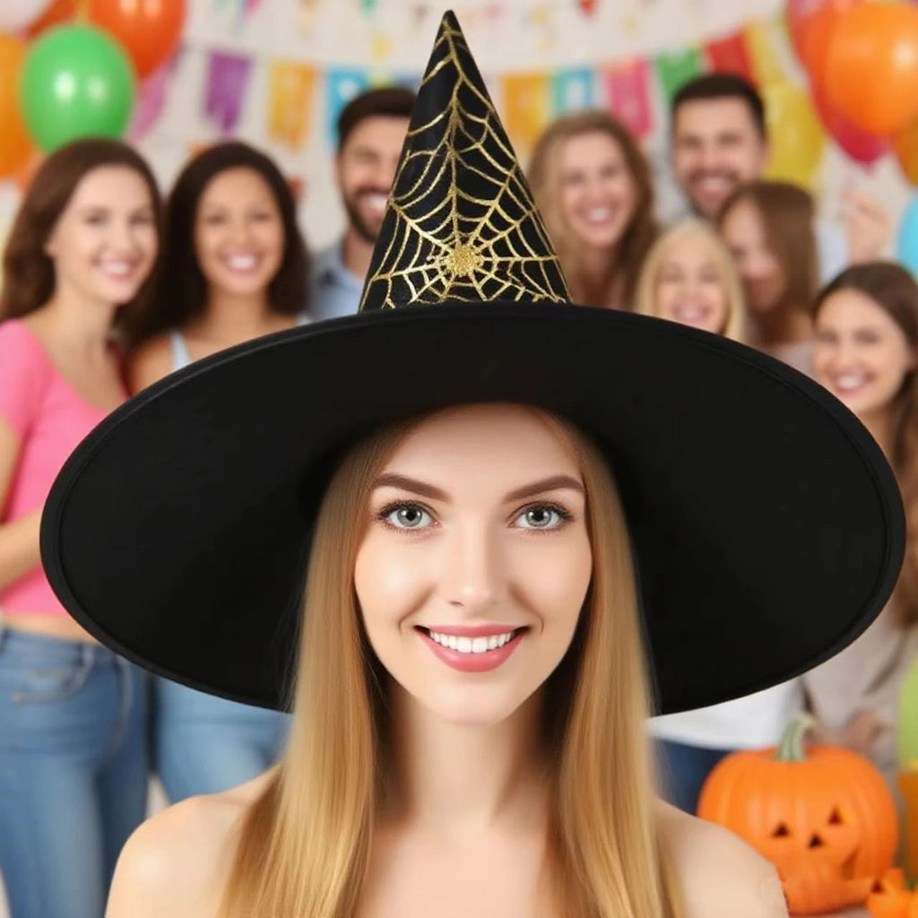 Colorful Spider Web Witch Hat Halloween Costume | Beautiful, Festive & Built to Last Season After Wonderful Season