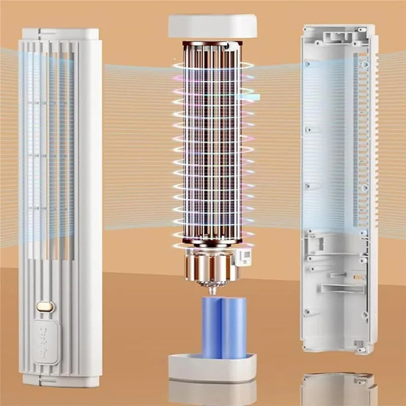 USB Rechargeable Portable Air Conditioner Tower Fan | Intensive Hair Treatment for Damage-Free, Revitalised, Lustrous Locks