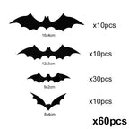 3D PVC Halloween Bats Wall Stickers | The Perfect Seasonal Touch for Your Home — or as a Thoughtful Gift