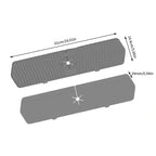 Silicone Kitchen Sink Splash Guard | Waterproof Countertop Protector for Kitchen & Bathroom