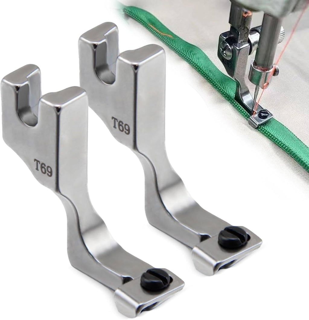 T69 Invisible Zipper Presser Foot | Heavy-Duty Performance in a Compact, Ergonomic, Easy-to-Use Design