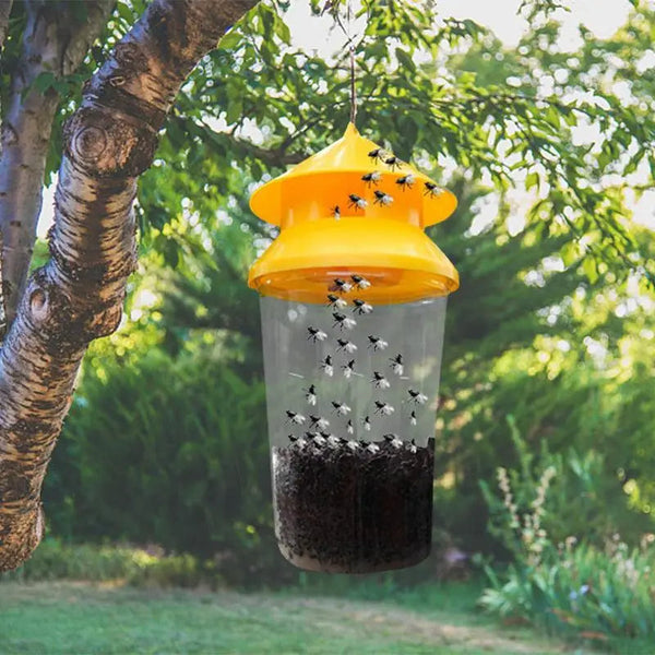 Reusable Outdoor Hanging Fly Trap | Make Your Garden Beautiful, Functional & the Envy of the Neighbourhood