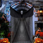Outdoor Halloween Ghost Decoration with Skeleton Mask | Beautiful, Festive & Built to Last Season After Wonderful Season