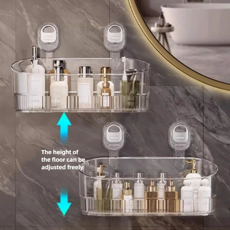 Multipurpose Suction Cup Storage Rack | Compact, Stylish & Incredibly Useful — An Everyday Home Must-Have