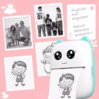 Mini Wireless Bluetooth Thermal Label Printer | Portable No-Ink Label Maker for iOS & Android