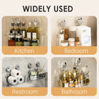 Multipurpose Suction Cup Storage Rack | Compact, Stylish & Incredibly Useful — An Everyday Home Must-Have