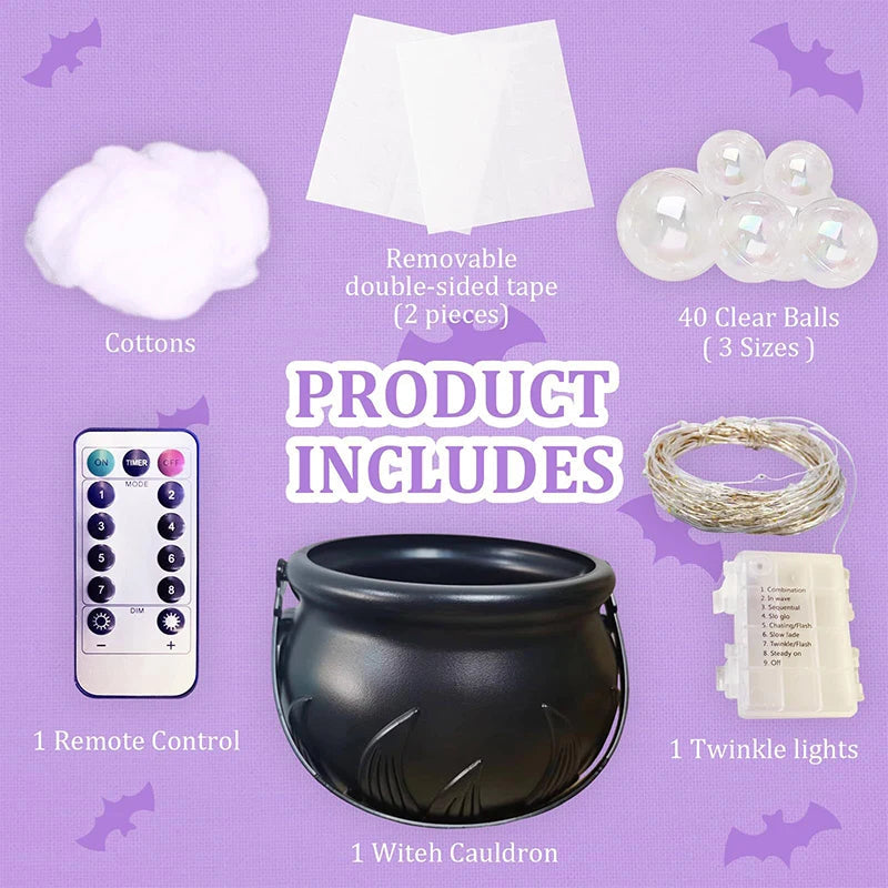 DIY Bubbling Indoor Halloween Witch Cauldron | Some Decorations Are Just Décor — This One Becomes Part of Your Tradition