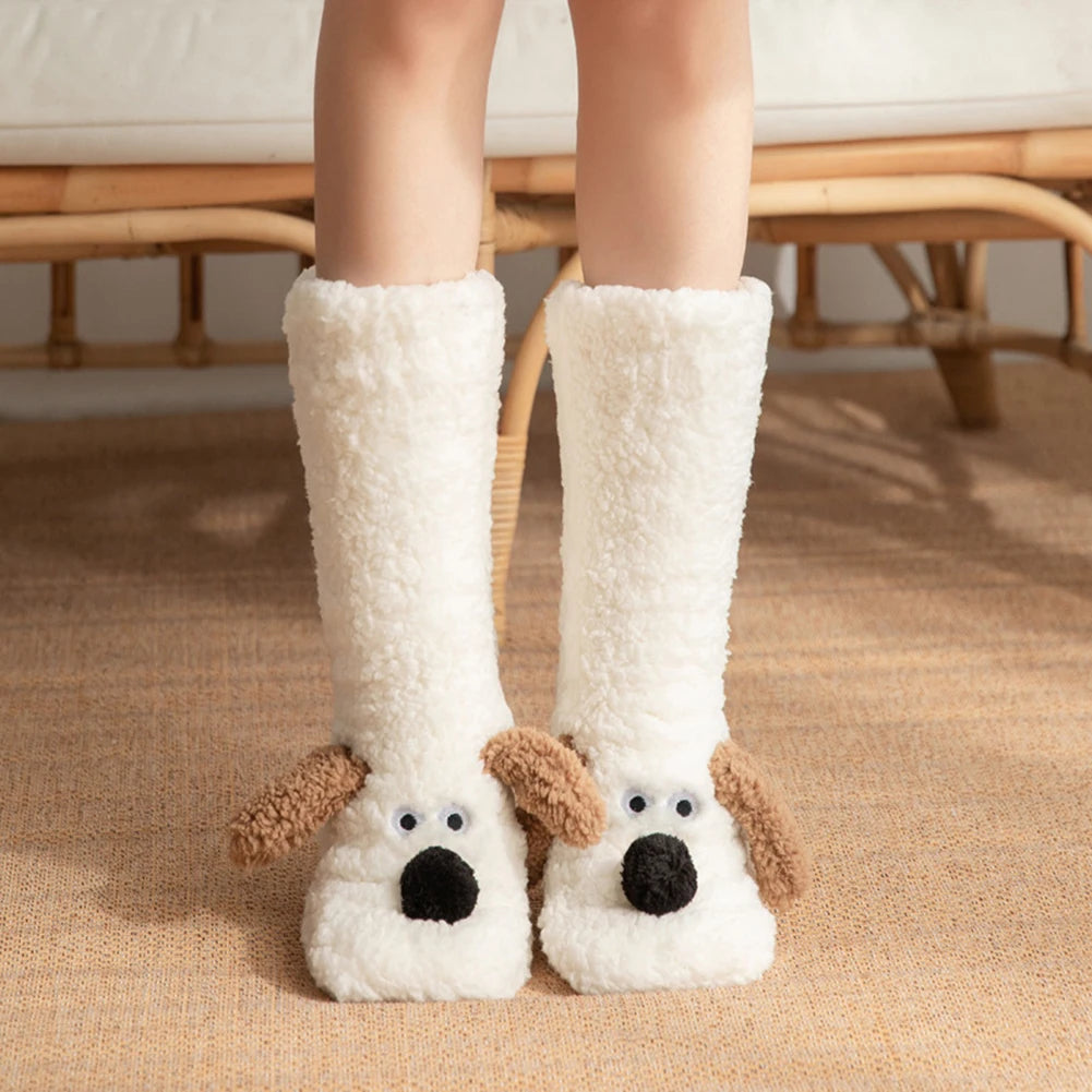 Cute Dog Fuzzy Socks Winter Leg Warmer | Trusted by Pet Owners — Safe, Easy to Use & Built to Last