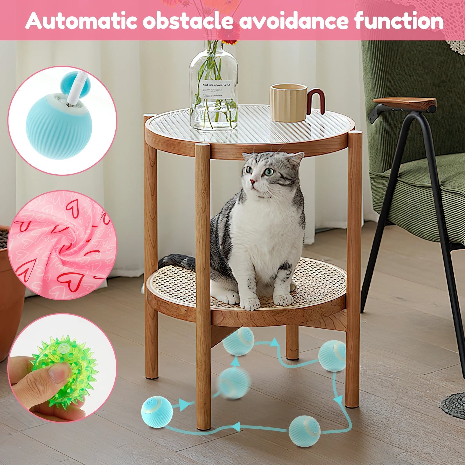 Interactive Cat Hunting Toy with Smart Ball | Imaginative Play for Boys & Girls — Hours of Fun & Skill-Building