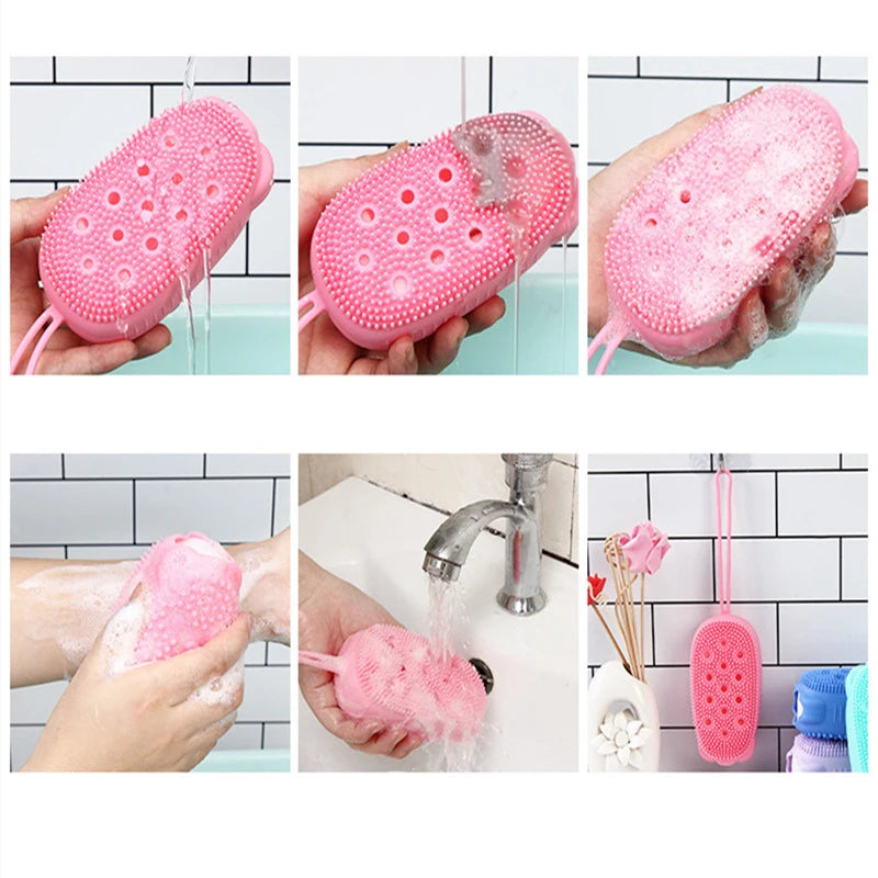 Silicone Body Scrubber with Soap Dispenser | Practical, Beautiful & Built to Last — The Smart Choice for Any Home