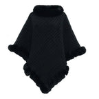 Faux Fur Shawl Cloak for Women | Luxury Wrap Cape for Winter & Evening Wear