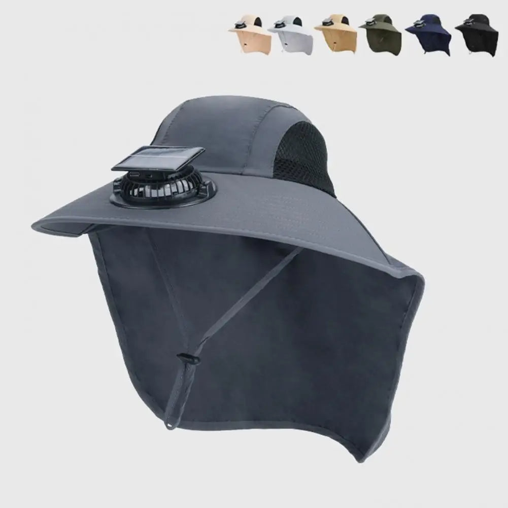 Solar Fan Hat with Wide Brim UV Protection | Premium Outdoor Essential for Garden Lovers — Built to Last Outdoors