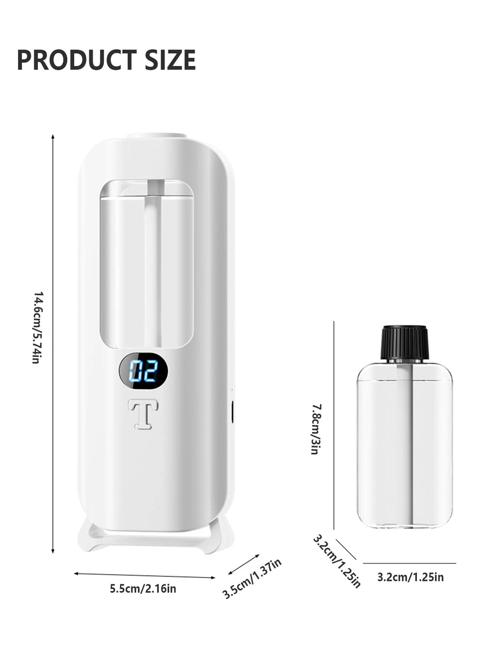 Rechargeable Essential Oil Diffuser with 5 Spray Modes | Smart, Reliable Technology for Easier, More Connected Everyday Living