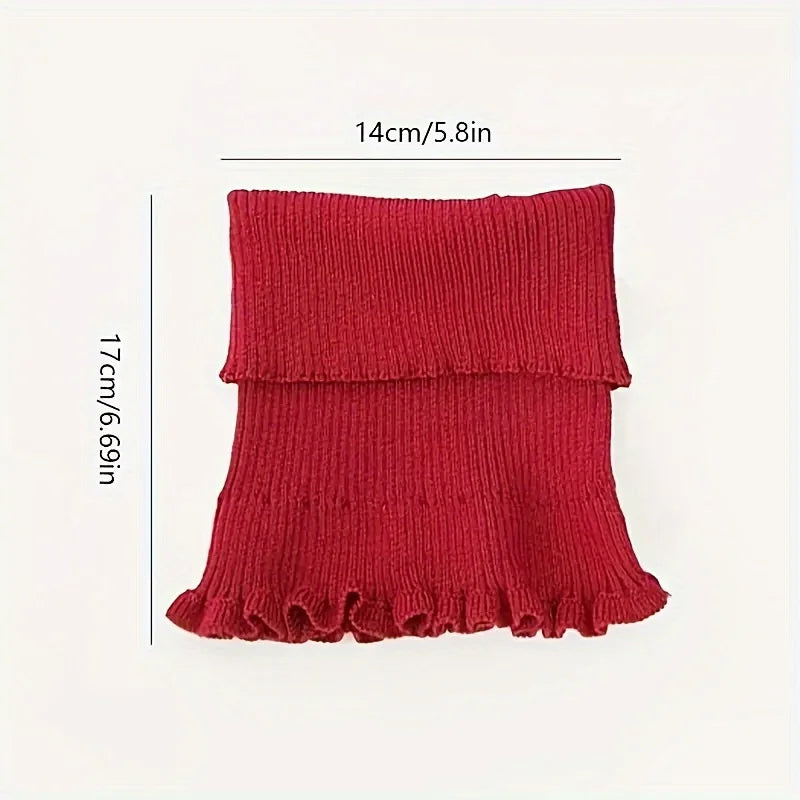 Elegant Knitted Turtleneck Neck Scarf for Women | Luxury-Feel Fashion Accessory — Where Style Meets Everyday Function