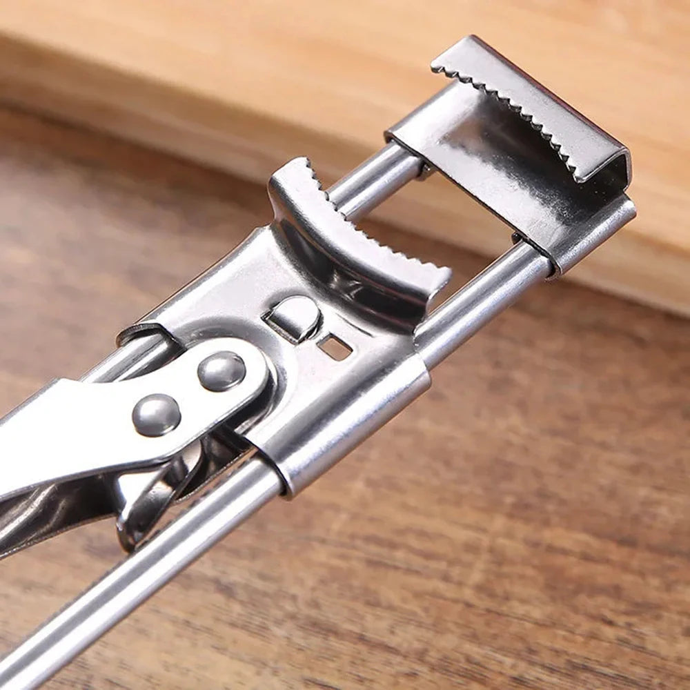 Adjustable Stainless Steel Jar & Bottle Opener | Multi-Function Kitchen Lid Opener Tool