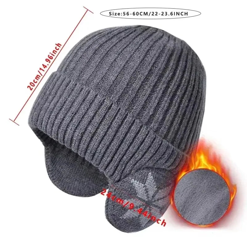Unisex Winter Knit Beanie with Ear Protection | Elevate Every Outfit with This Must-Have Fashion & Lifestyle Accessory