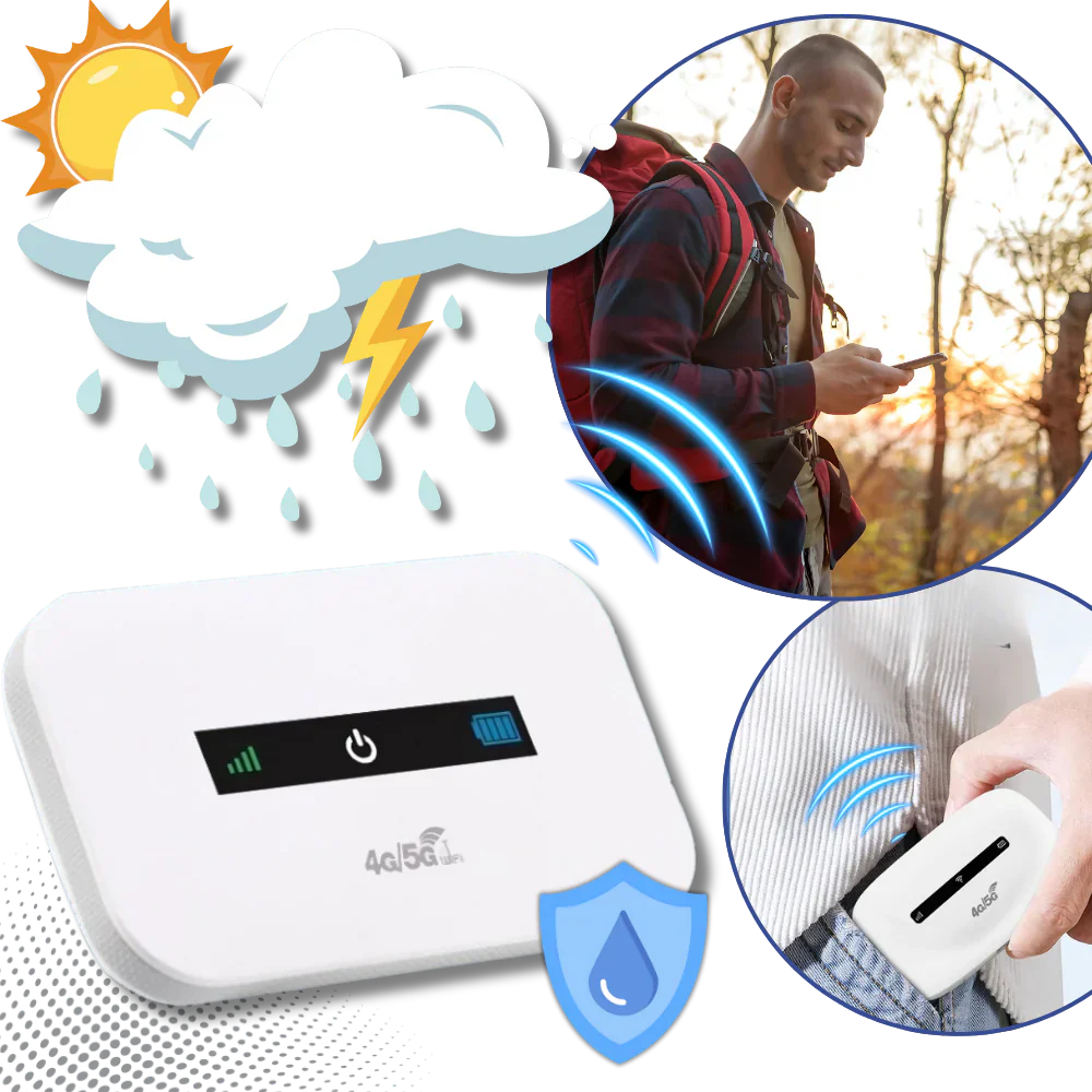 Ultimate Portable Wi-Fi | Cleverly Designed for Everyday Use — You'll Wonder How You Managed Without It