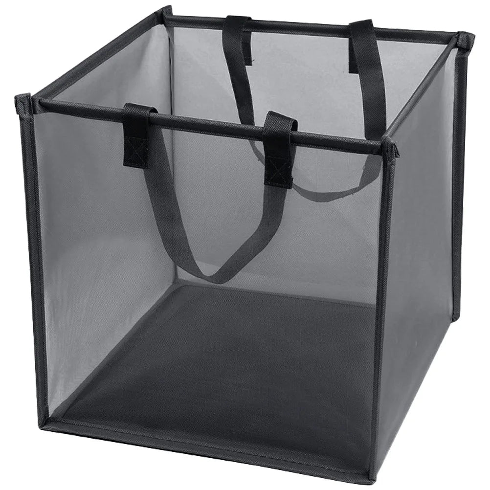 Foldable Mesh Laundry Hamper with Carry Handles | Large Capacity Collapsible Laundry Basket
