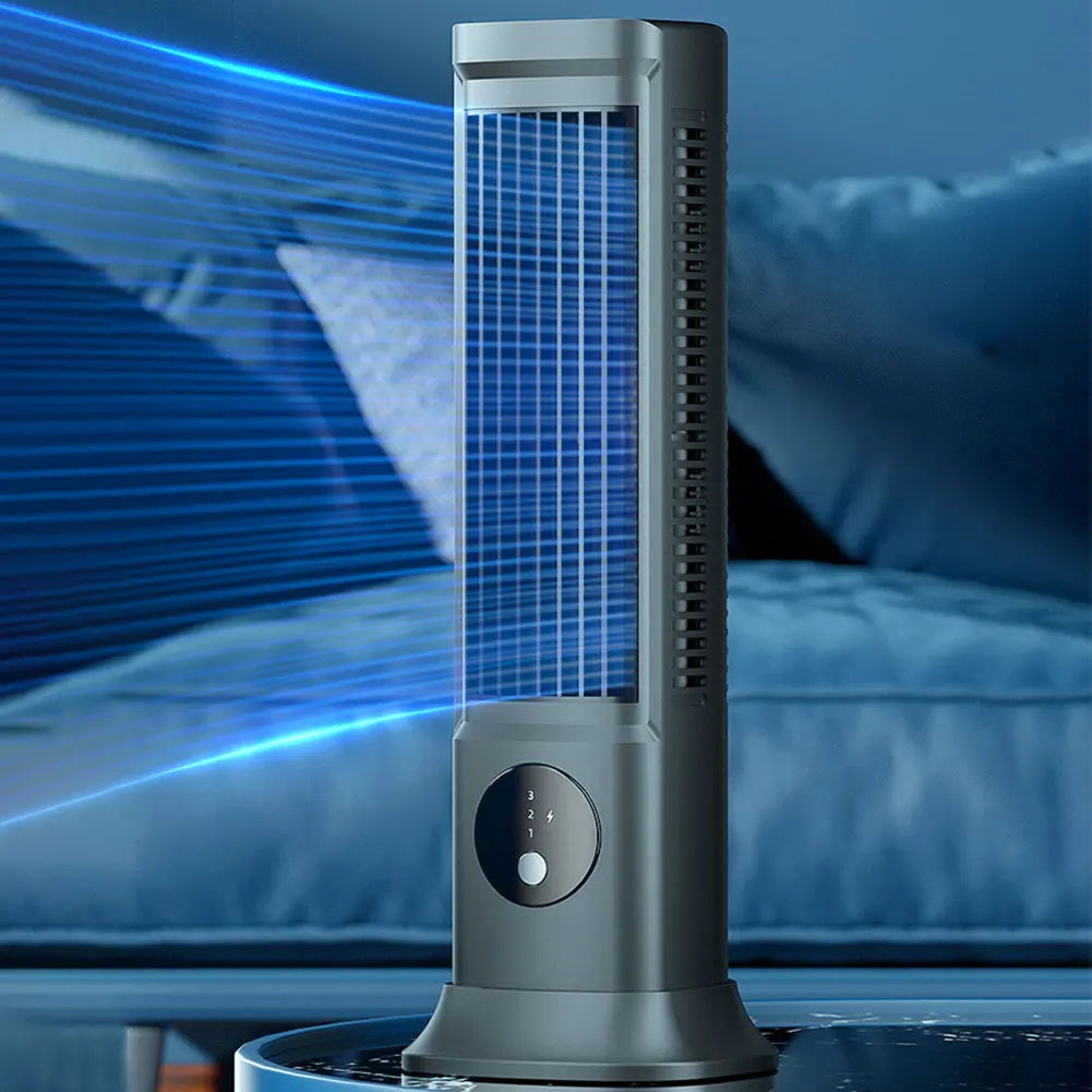 Mini Rechargeable Air Conditioning Desk Fan | Intelligent Design Meets Reliable, Long-Lasting Everyday Performance