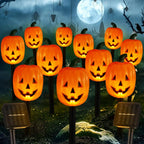 Lighted Halloween Pumpkin and Ghost Solar Decor Set | Bring the Magic of the Season into Your Home with This Beautiful Piece