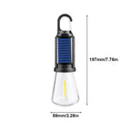 Solar Rechargeable Hooked Camping Light | Adventure-Ready Gear That Goes the Distance, Whatever the Conditions